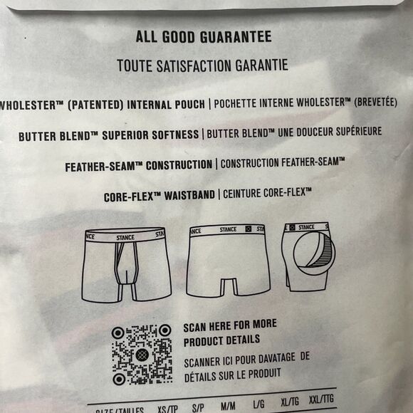 Stance Mike B Wholester Boxer Brief Small NWT - Picture 6 of 6